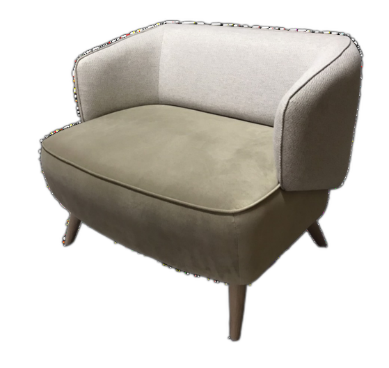A custom bespoke loveseat built at the Something Bespoke Bangkok atelier