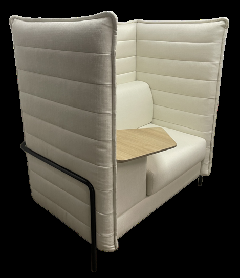White High-Back Lounge — custom furniture by Something Bespoke Bangkok, Contemporary Italian